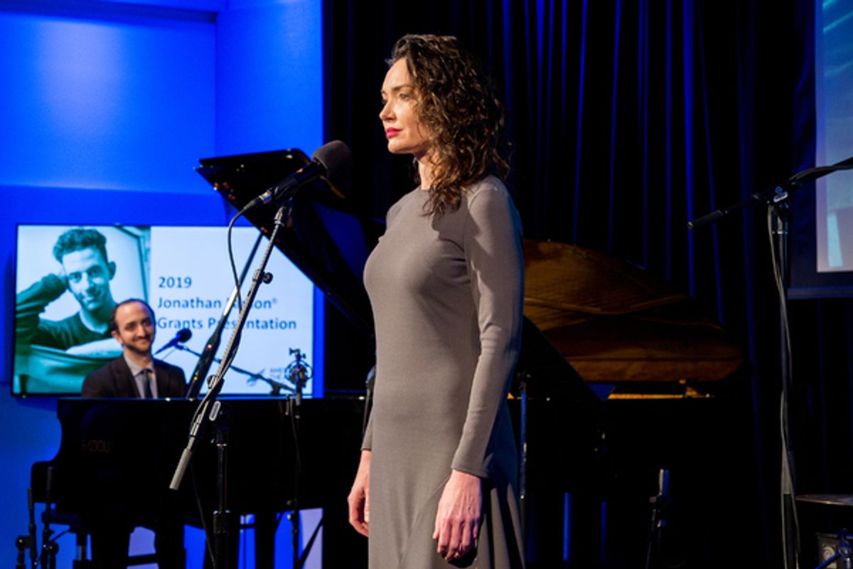 Andy Roninson, Katrina Lenk at 