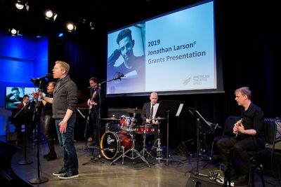 Daphne Rubin-Vega, Anthony Rapp Photo