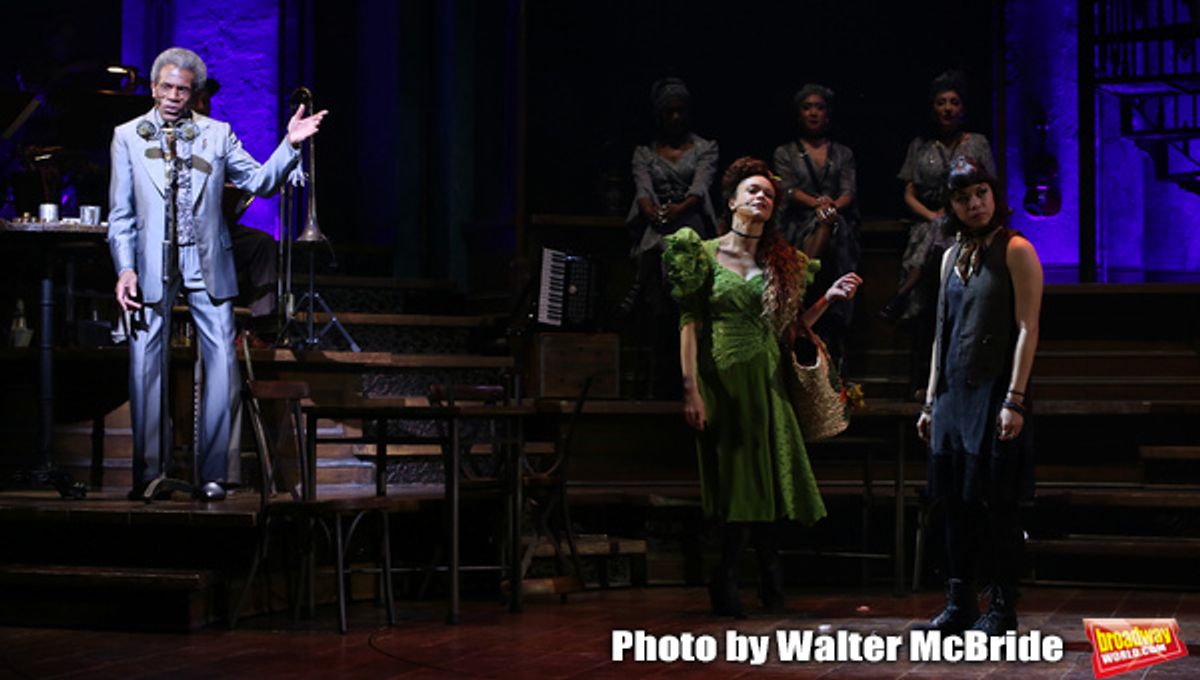 Andre De Shields, Amber Gray and Eva Noblezada at 