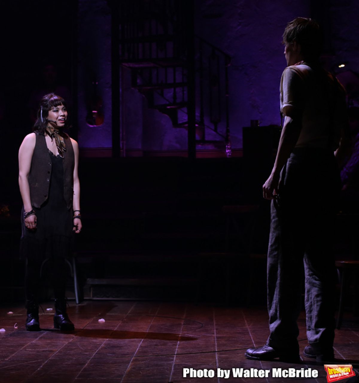 Eva Noblezada and Reeve Carney  at 