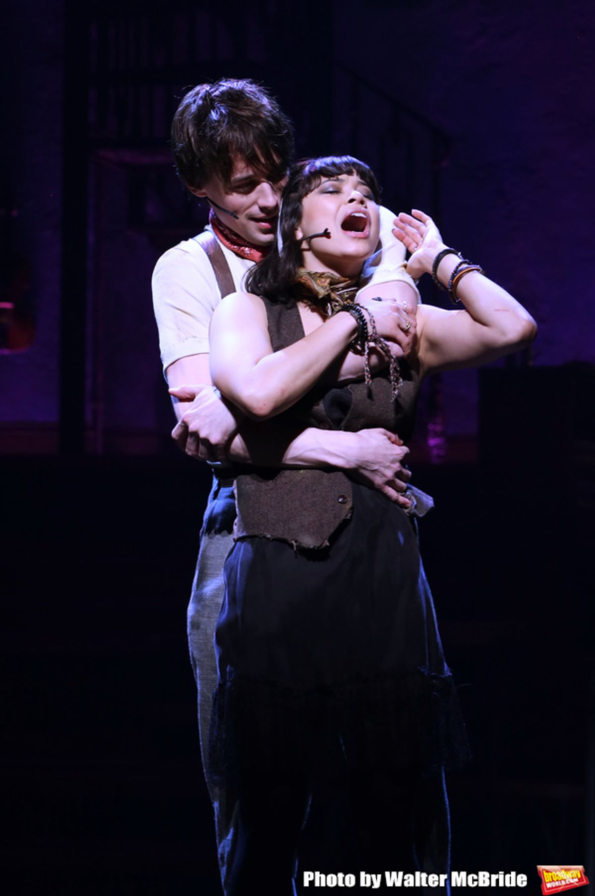 Reeve Carney and Eva Noblezada at 