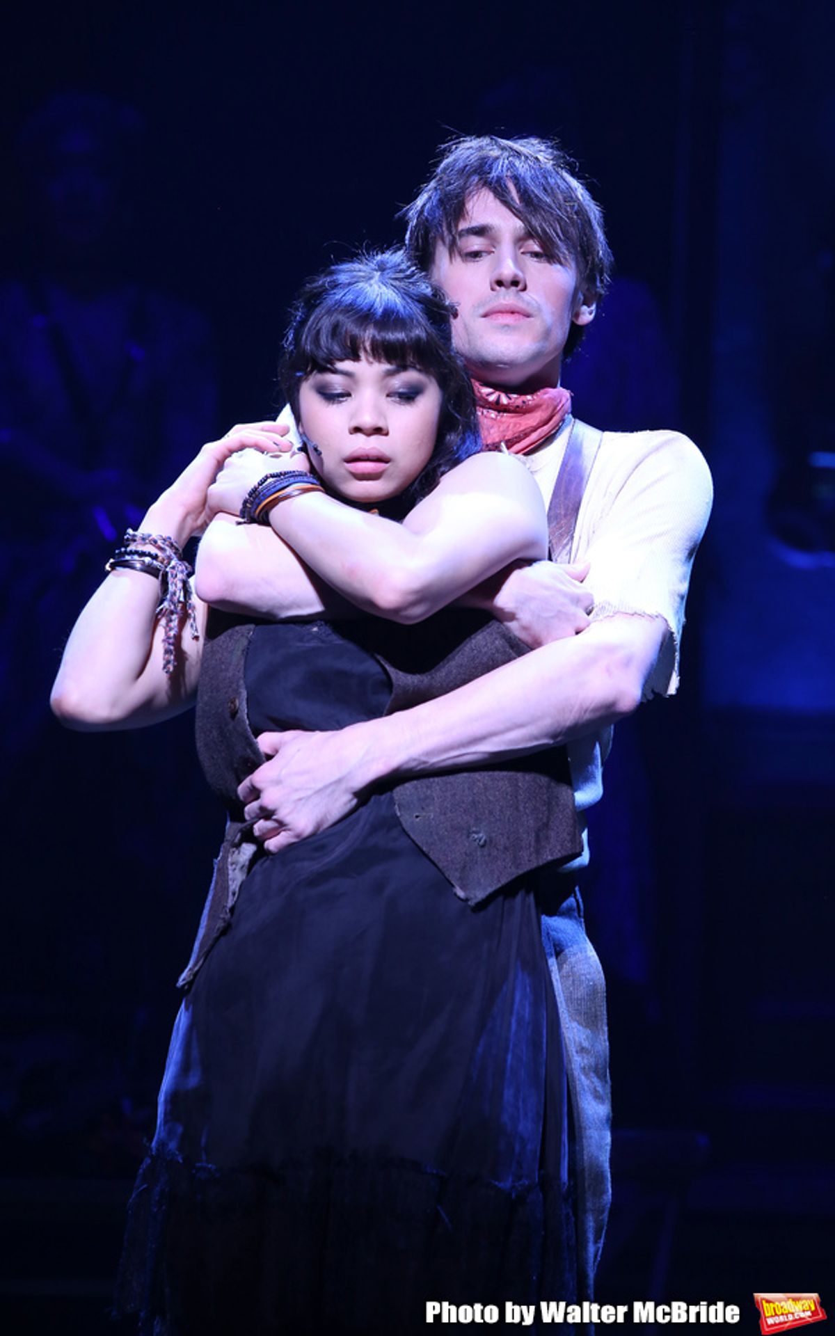 Reeve Carney and Eva Noblezada  at 