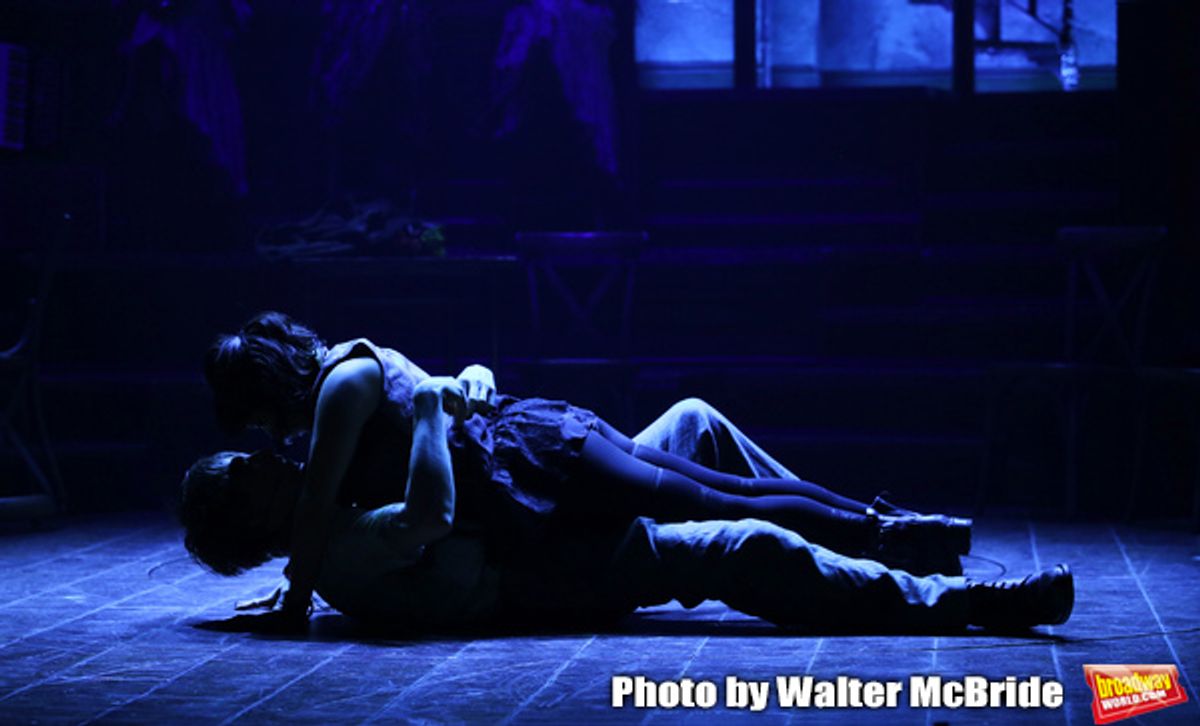 Reeve Carney and Eva Noblezada  at 