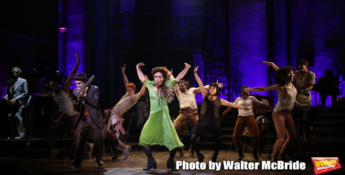 Andre De Shields, Amber Gray and Eva Noblezada at 