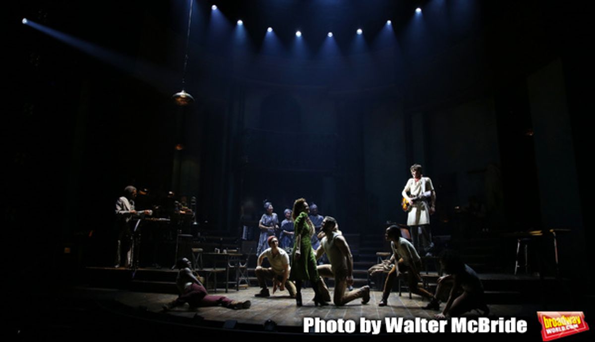 Andre De Shields, Amber Gray and Reeve Carney at 