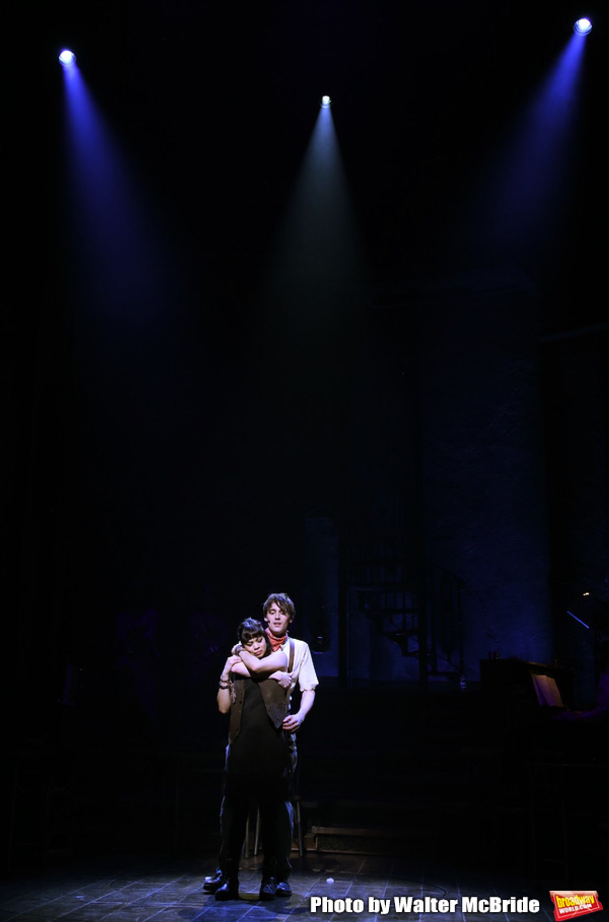 Eva Noblezada and Reeve Carney at 