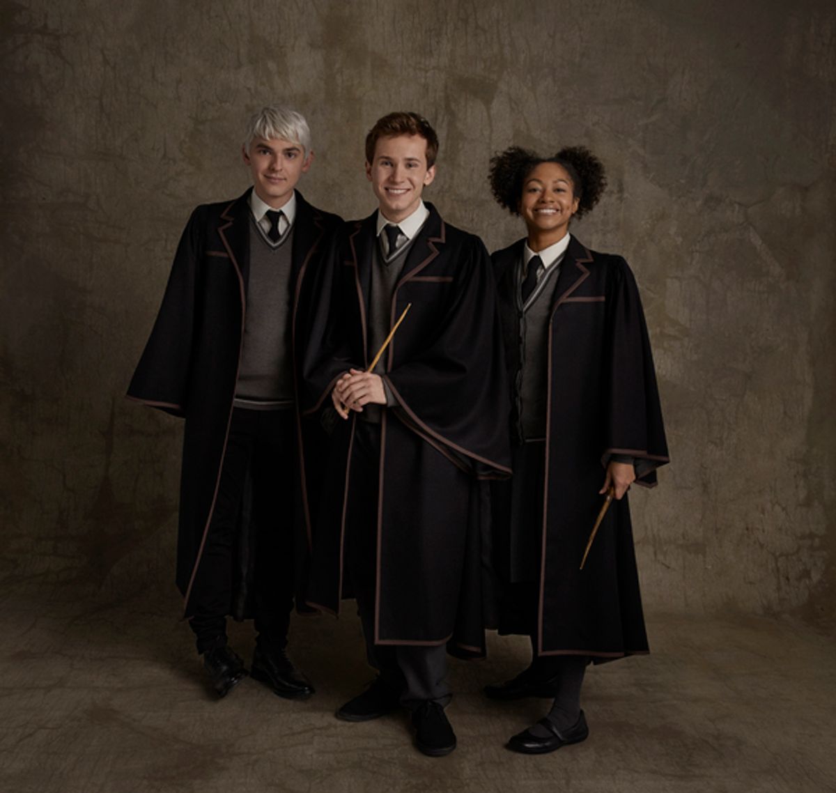 Bubba Weiler (as Scorpius Malfoy), Nicholas Podany (as Albus Potter), Nadia Brown (as Rose Granger-Weasley) at 