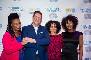 Tonya Pinkins, Christopher Sieber, Lauren Ridloff, and Christina Soujous Photo