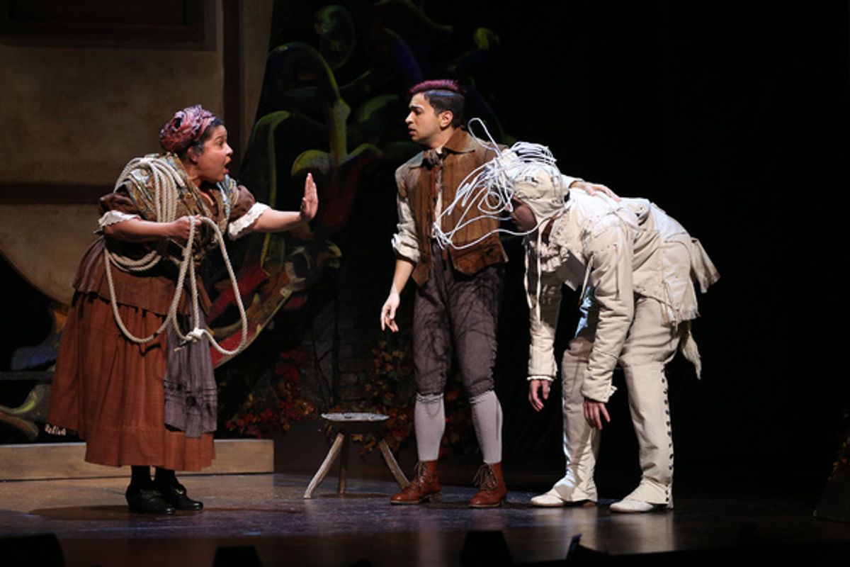 Rayanne Gonzales as Jackâ€™s Mother, Samy Nour Younes as Jack and Tiziano Dâ€™Affuso as Milky White at 