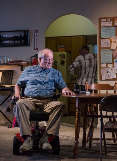 Francis Guinan (Fred) and K. Todd Freeman (Dee)  Photo