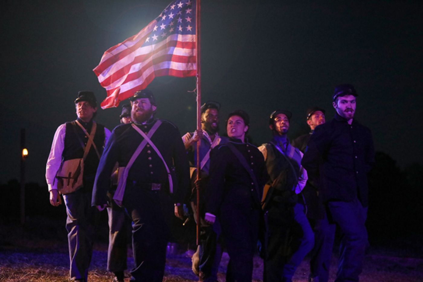 Photo Flash: New Photos of Serenbe's SHENANDOAH starring Rachel Potter and Taylor Hicks, Now Extended Through April 14  Image