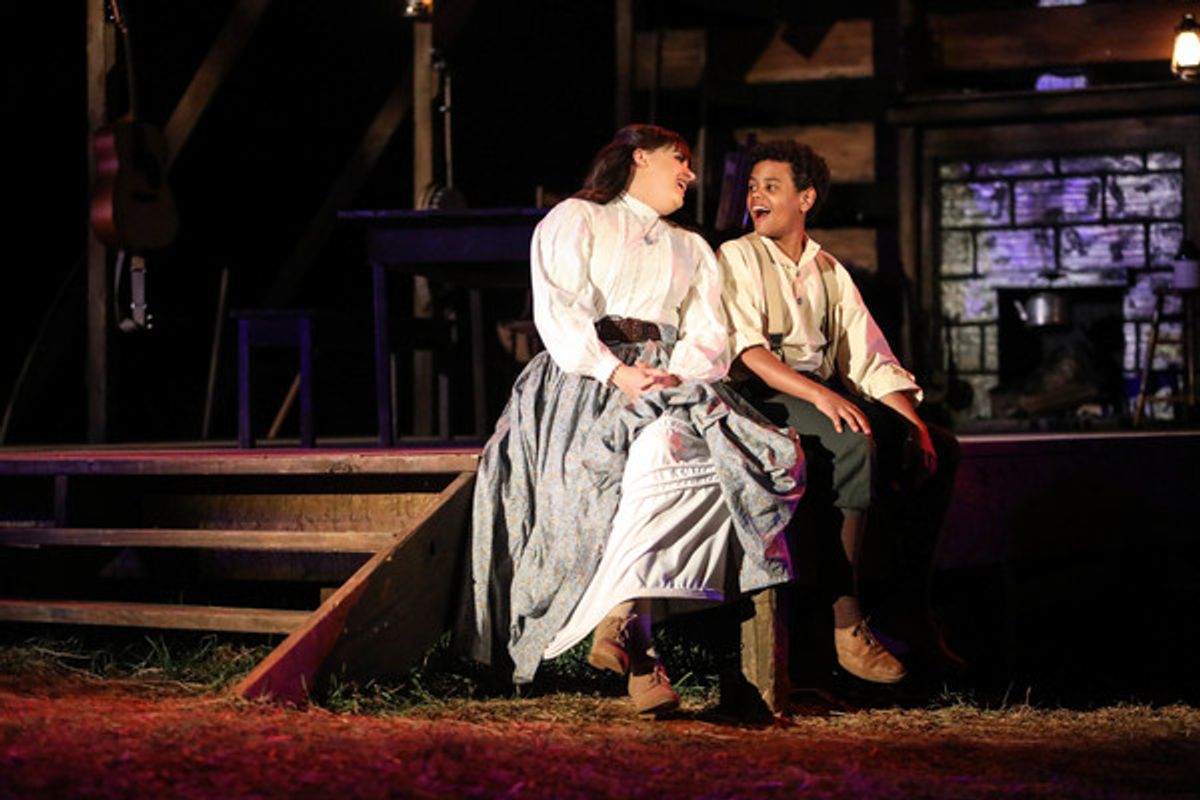 Rachel Potter and Caleb Baumann at 