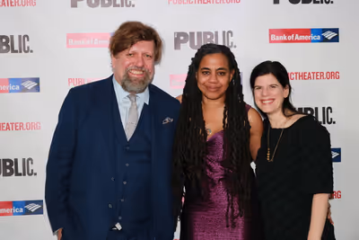 Oskar Eustis, Suzan-Lori Parks and Mandy Hackett Photo