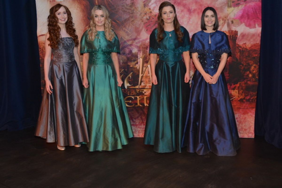 Tara McNeill, Megan Walsh, Eabha McMahon and Mairead Carlin at 