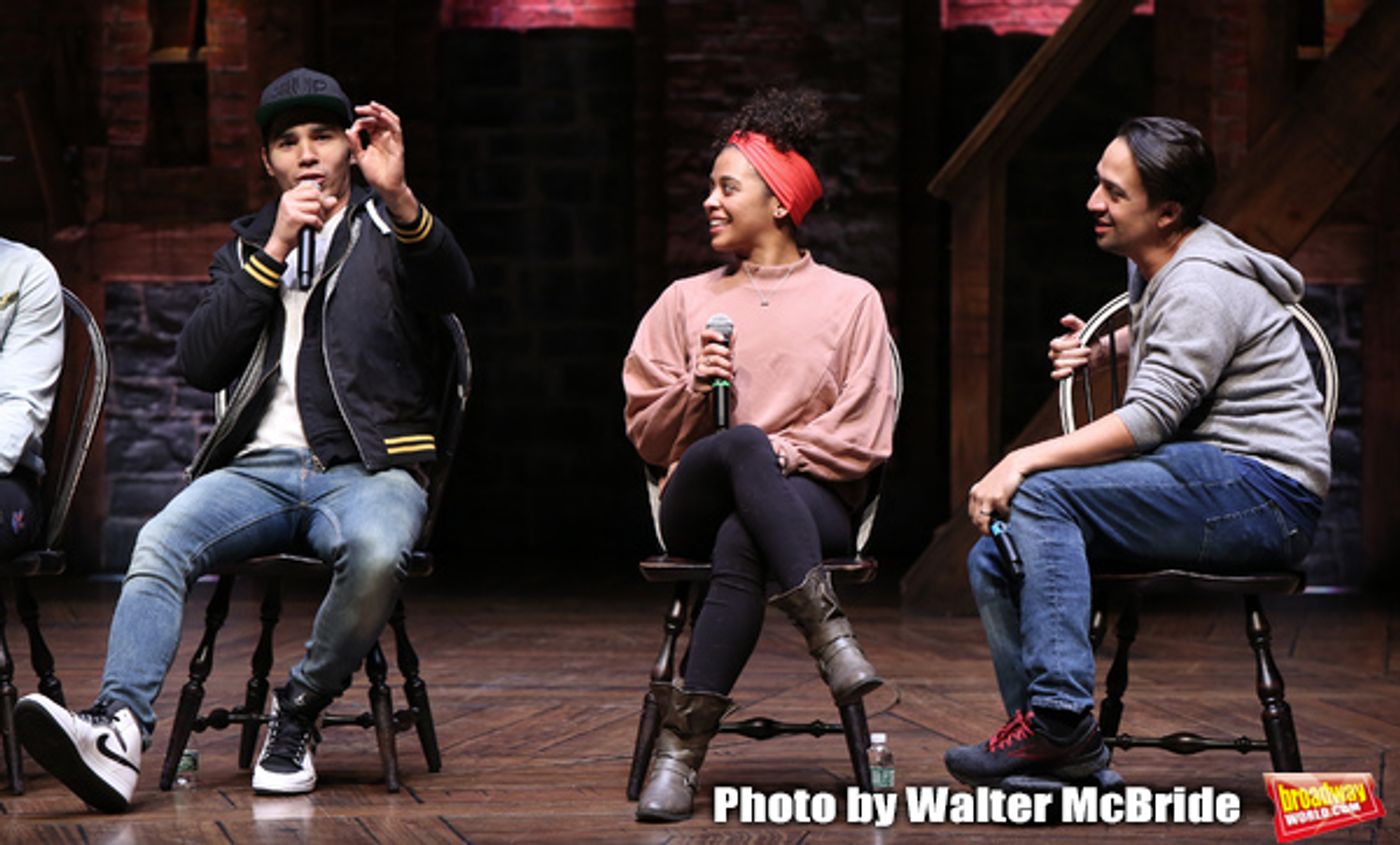 Exclusive Photo Coverage: Lin-Manuel Miranda Makes a Surprise Visit at #EduHam  Image