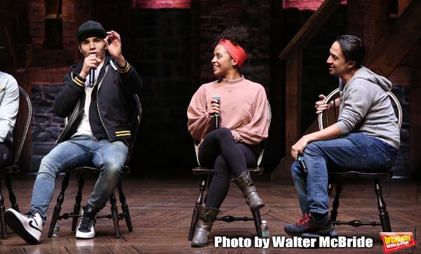 Anthony Lee Medina, Sasha Hollinger with Lin-Manuel Miranda Photo