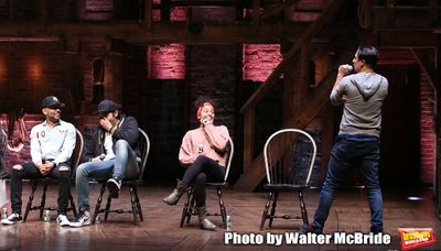  Terrance Spencer, Anthony Lee Medina, Sasha Hollinger with Lin-Manuel Miranda  Photo