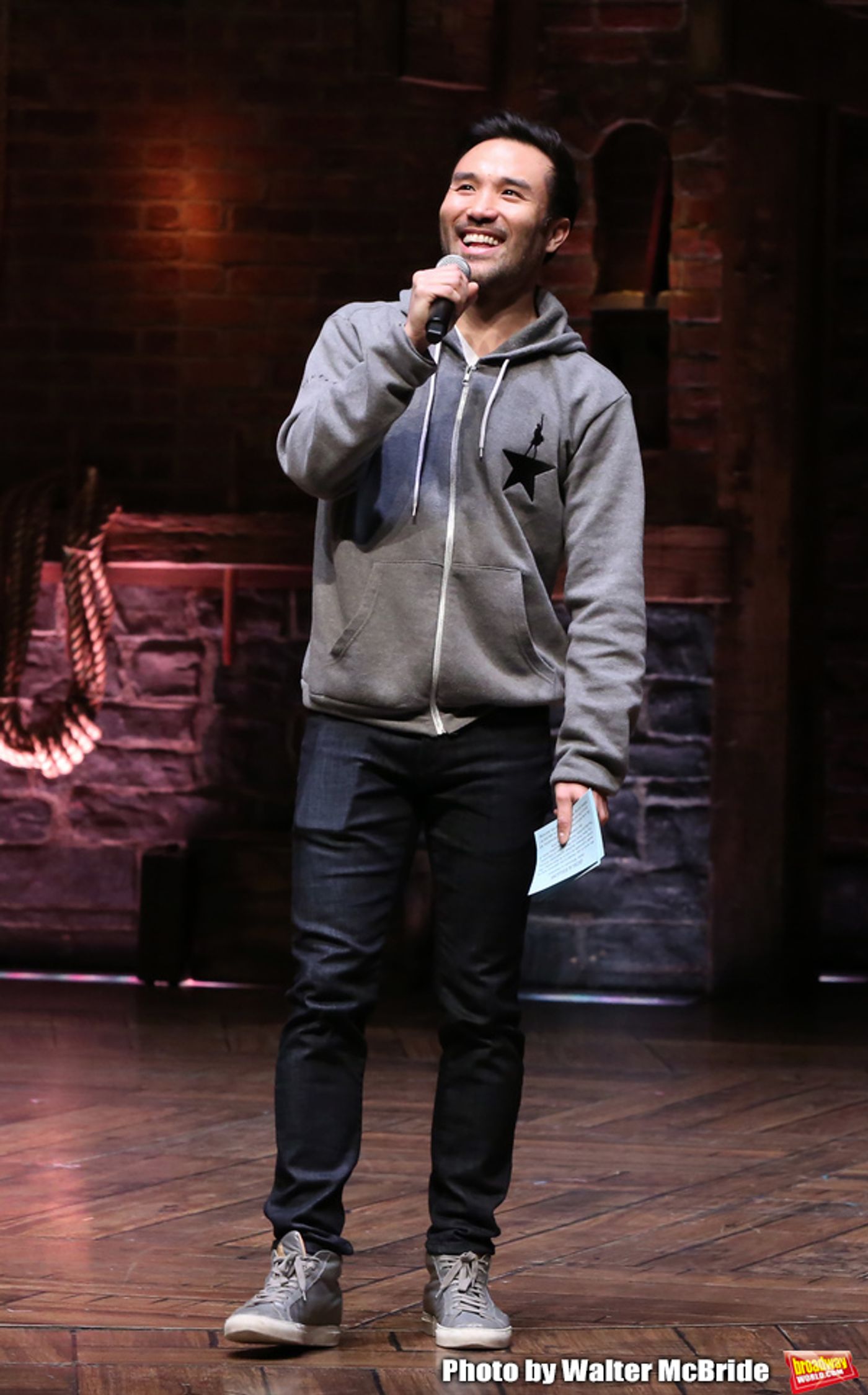 Exclusive Photo Coverage: Lin-Manuel Miranda Makes a Surprise Visit at #EduHam  Image