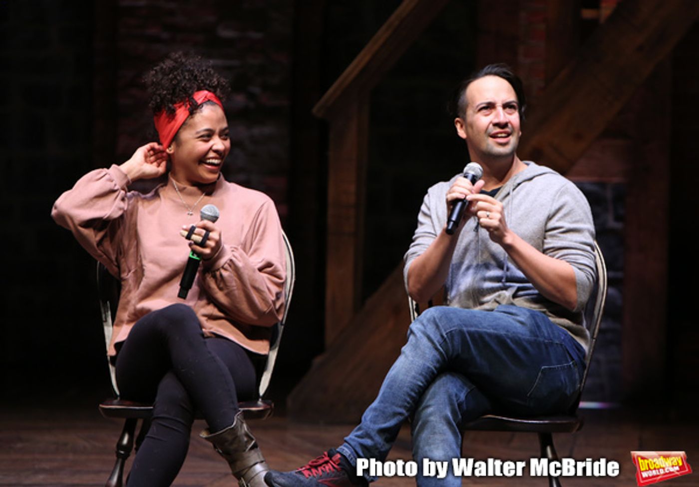 Exclusive Photo Coverage: Lin-Manuel Miranda Makes a Surprise Visit at #EduHam  Image