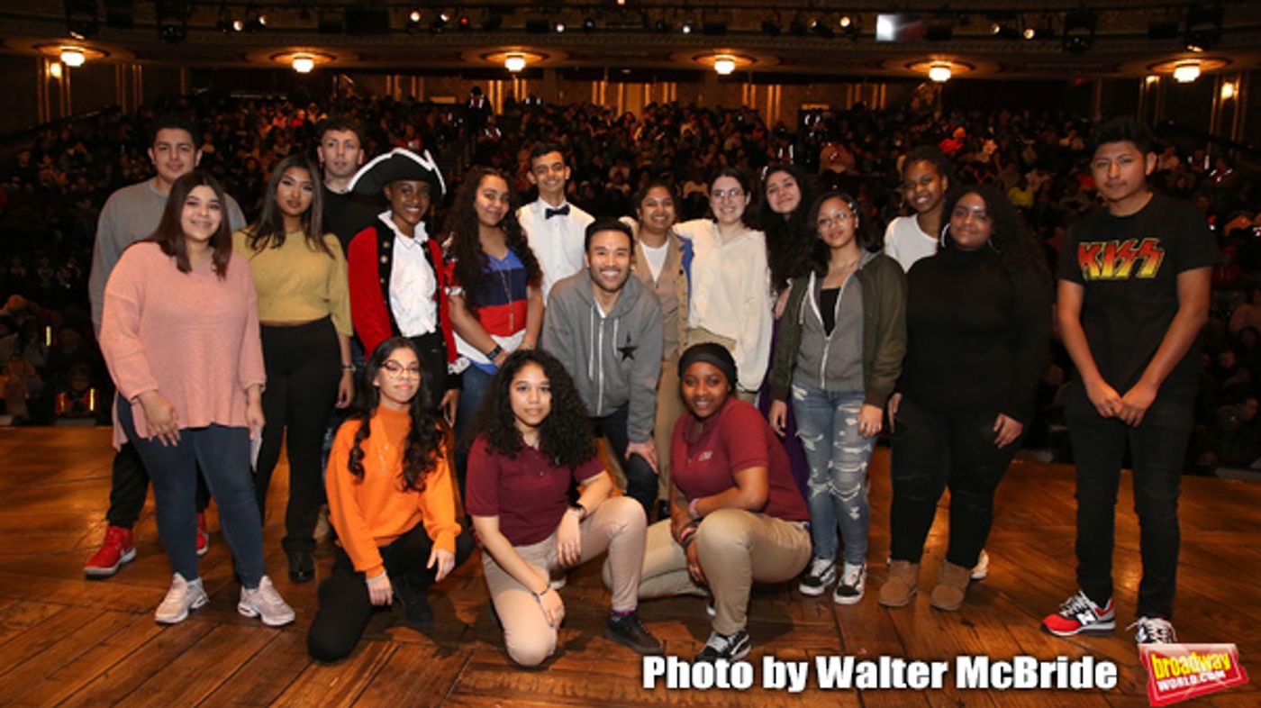 Exclusive Photo Coverage: Lin-Manuel Miranda Makes a Surprise Visit at #EduHam  Image