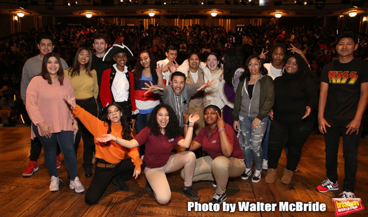 Exclusive Photo Coverage: Lin-Manuel Miranda Makes a Surprise Visit at #EduHam  Image