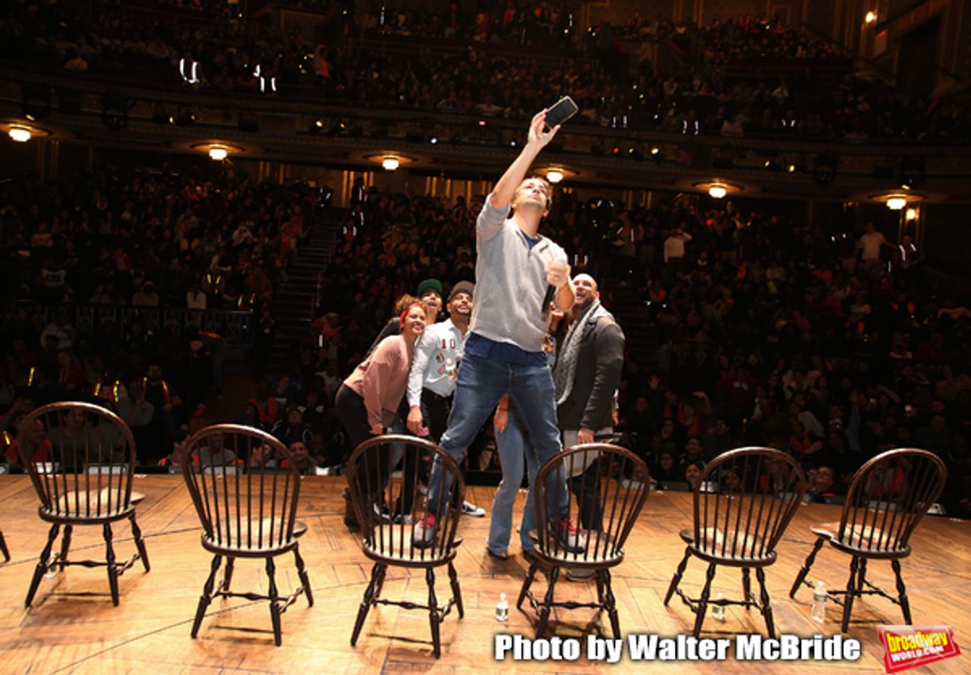 Exclusive Photo Coverage: Lin-Manuel Miranda Makes a Surprise Visit at #EduHam  Image
