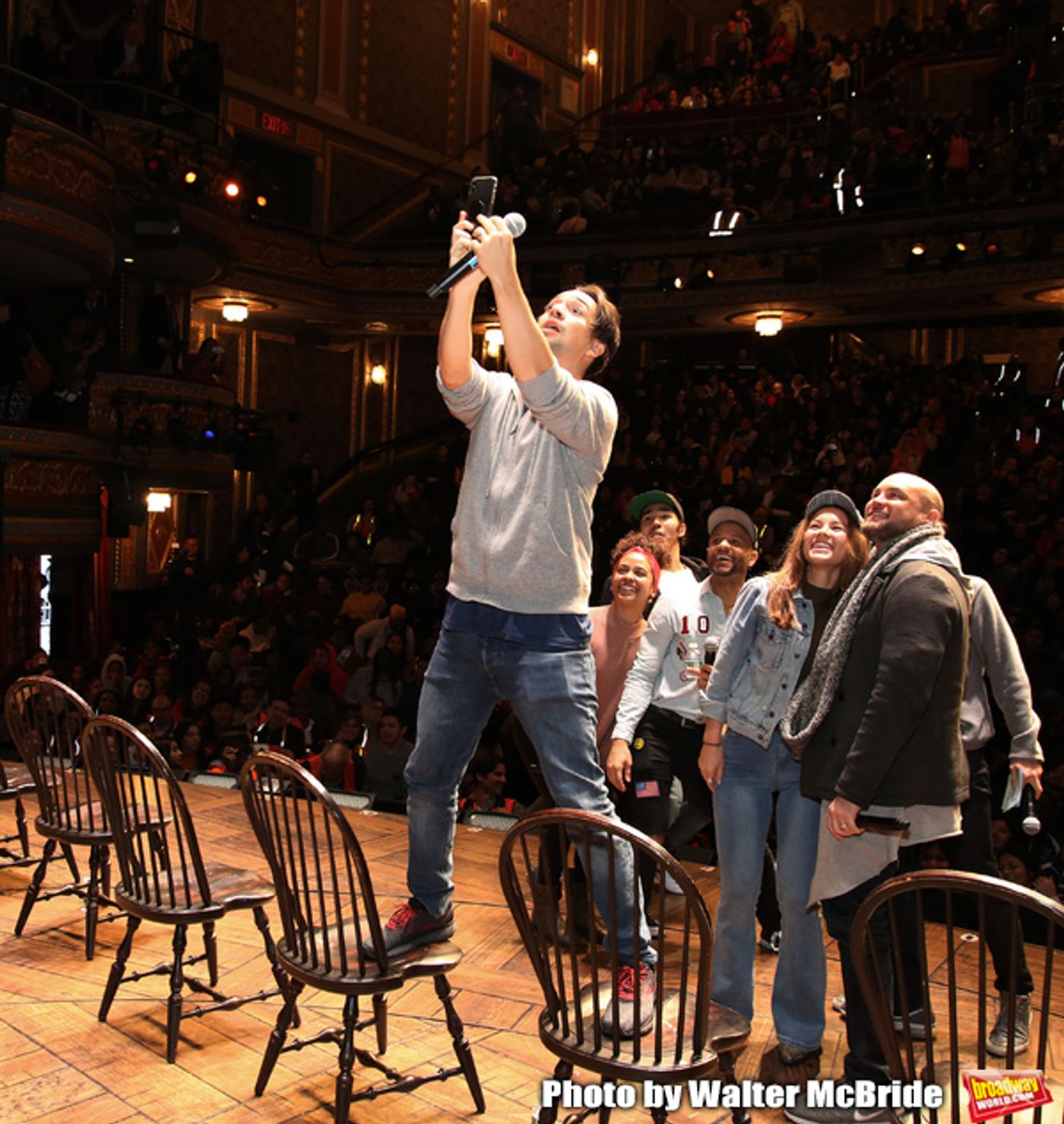 Exclusive Photo Coverage: Lin-Manuel Miranda Makes a Surprise Visit at #EduHam  Image