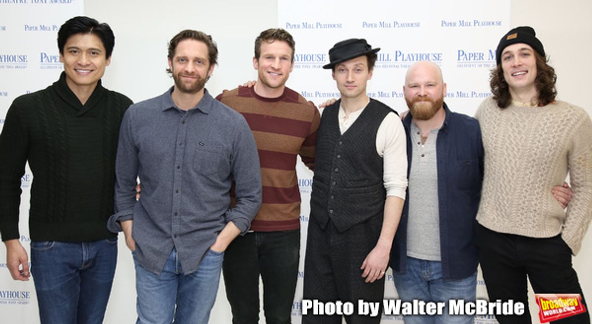 Paolo Montalban, Colin Hanlon, Claybourne Elder, Bryce Pinkham, Jacob Keith Watson and Conor Ryan at 