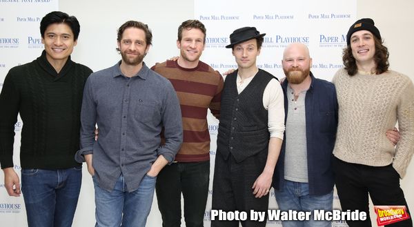 Paolo Montalban, Colin Hanlon, Claybourne Elder, Bryce Pinkham, Jacob Keith Watson an Photo