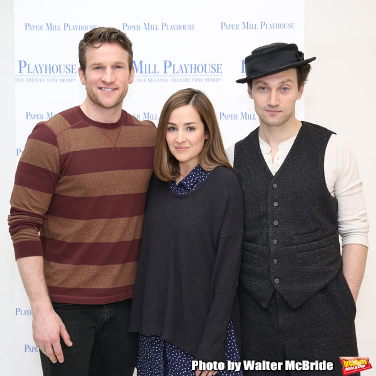 Claybourne Elder, Hannah Elless and Bryce Pinkham at 