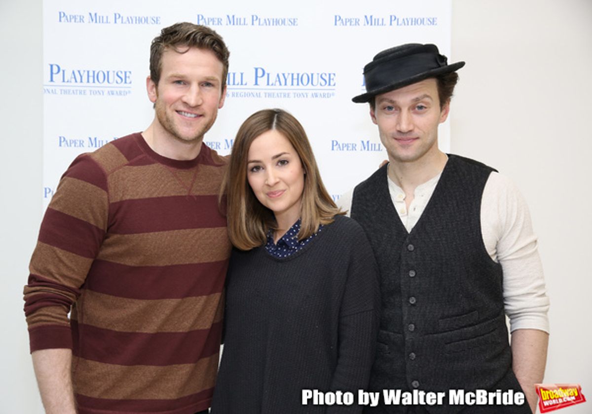 Claybourne Elder, Hannah Elless and Bryce Pinkham at 