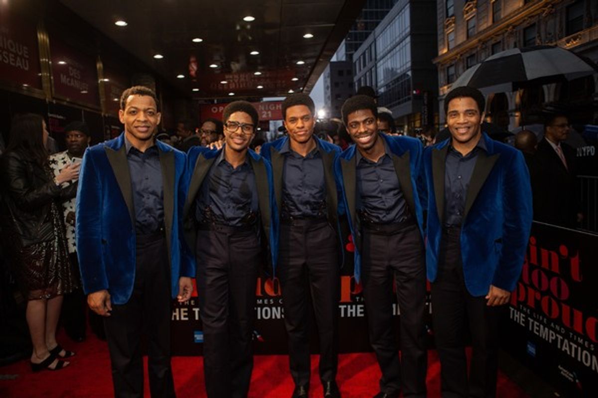 Derrick Baskin, James Harkness, Jeremy Pope, Jawan M. Jackson, and Ephraim Sykes at 