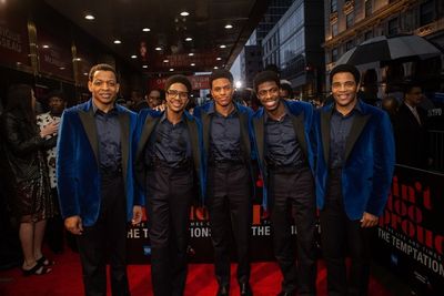 Derrick Baskin, James Harkness, Jeremy Pope, Jawan M. Jackson, and Ephraim Sykes Photo