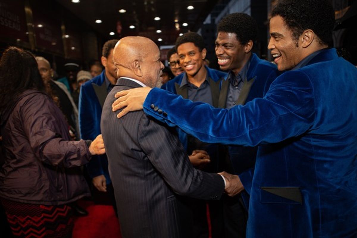 Berry Gordy, Jermery Pope, Jawan M. Jackson, and Ephraim Sykes at 