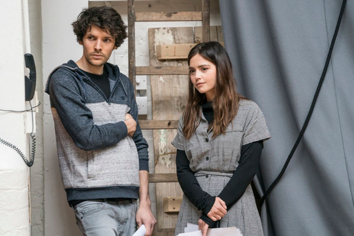 Colin Morgan and Jenna Coleman at 