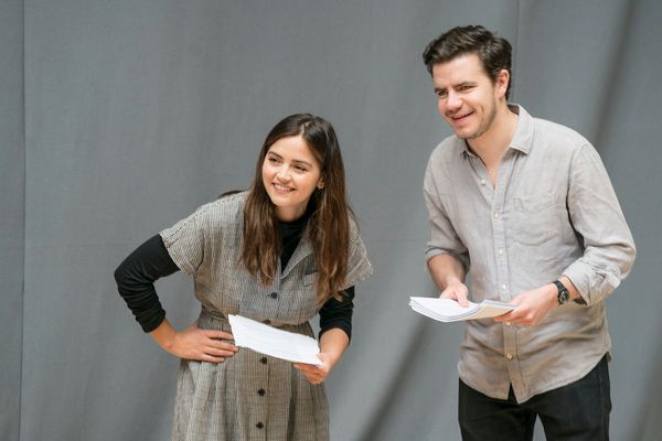 Jenna Coleman and Oliver Johnstone Photo