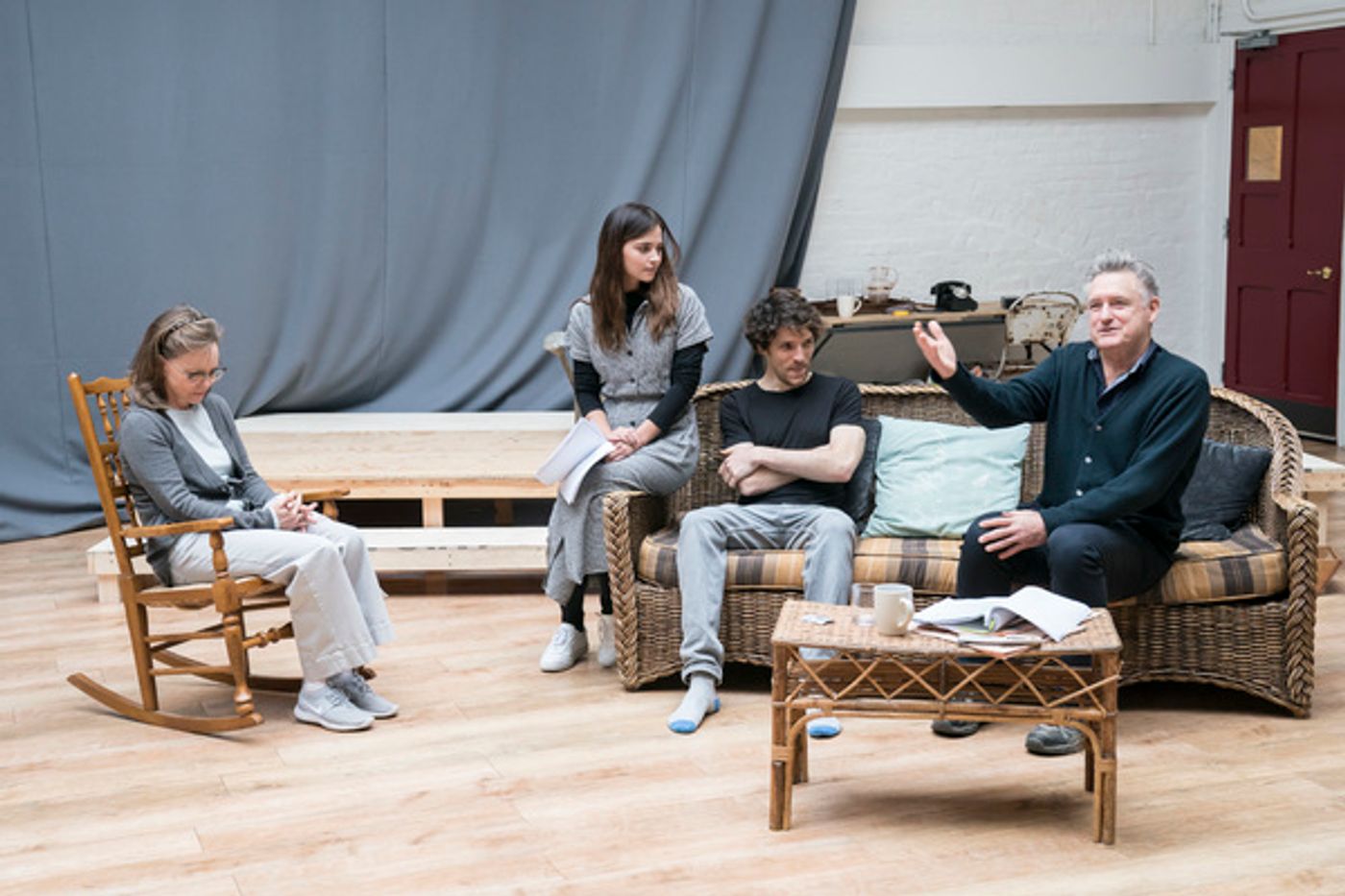 Photo Flash: In Rehearsal with Sally Field, Bill Pullman and the All-Star Cast of ALL MY SONS  Image