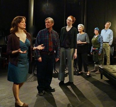 Phoebe Parker, Joe Quinn, Emily Grotz, Deborah Paley, Janice Gardner & Paul Haley Photo