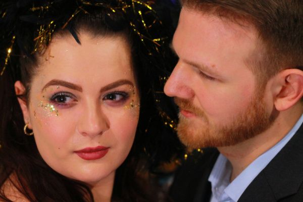 Erica Malachowski as Alizia and Jonathan Fox Powers as Johnny in TIME IT IS: TO MUSIC Photo