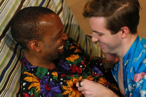 Charles J. Ouda as Alex and Kevin Rogers as Donny in TIME IT IS: TO MUSIC    Photo cr Photo