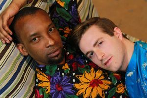Charles J. Ouda as Alex and Kevin Rogers as Donny in TIME IT IS: TO MUSIC    Photo cr Photo