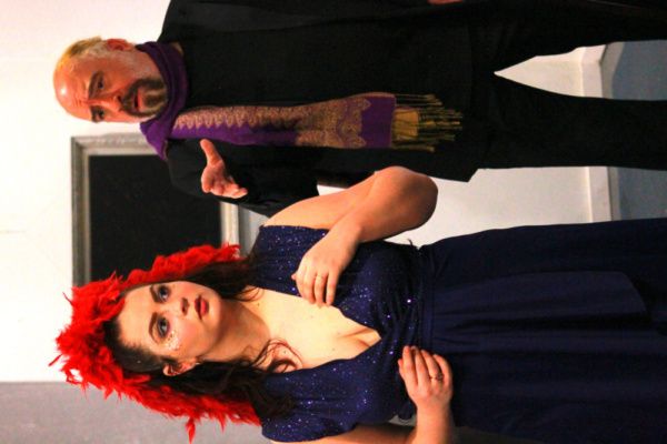 Erica Malachowski as Alizia and David Zen Mansley as Diamant  in TIME IT IS: TO MUSIC Photo