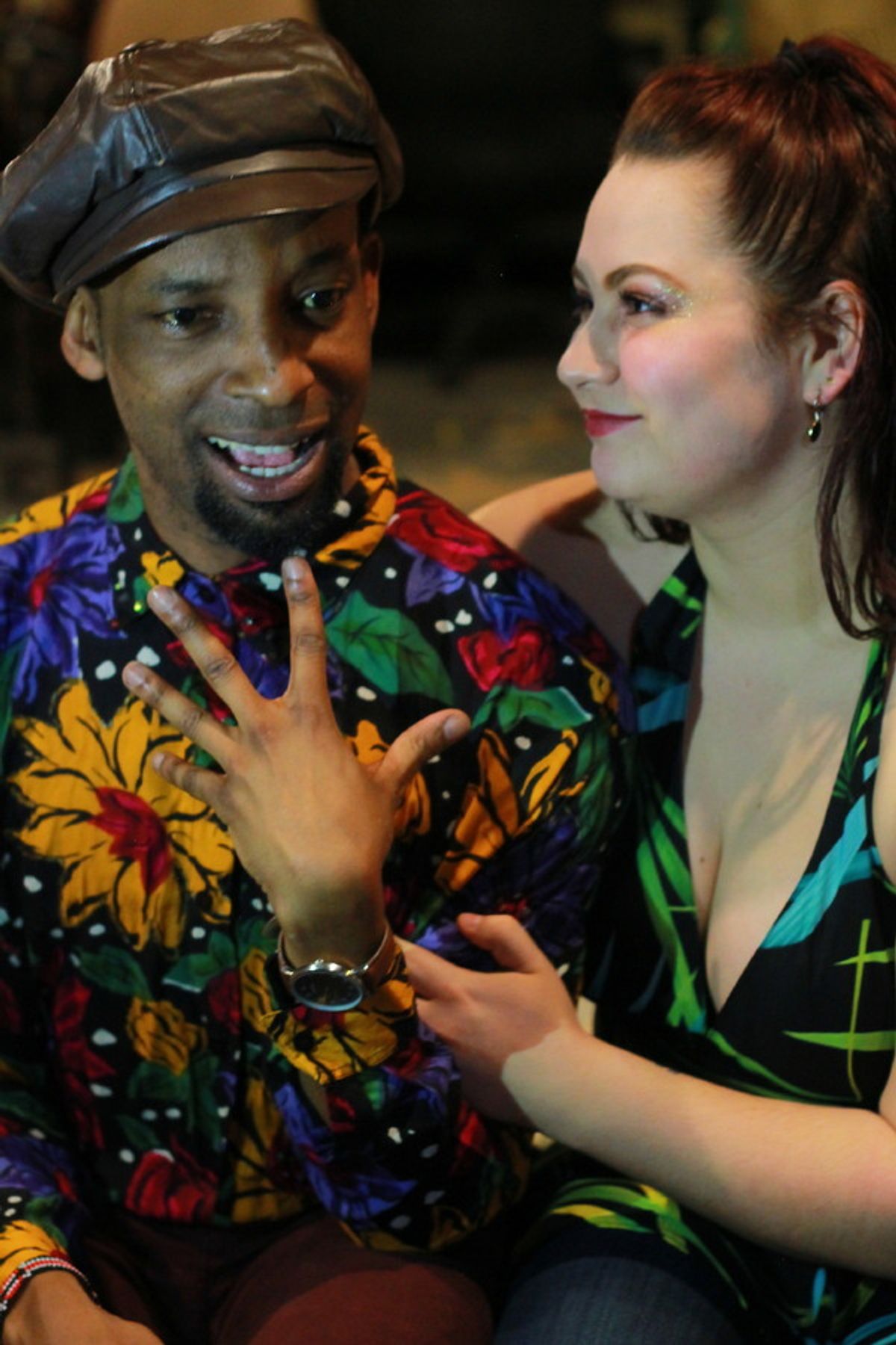 Charles J. Ouda as Alex and Erica Malachowski as Alizia in TIME IT IS: TO MUSIC    Photo credit: Michael Maricondi at 