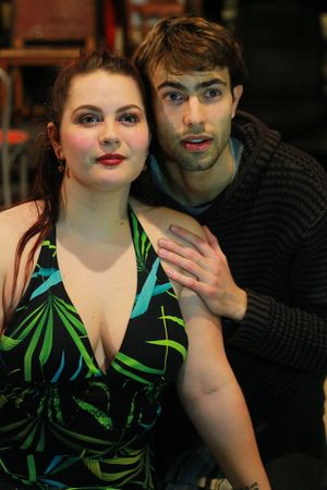 Erica Malachowski as Alizia and Tobias Arizio as David in TIME IT IS: TO MUSIC    Pho Photo