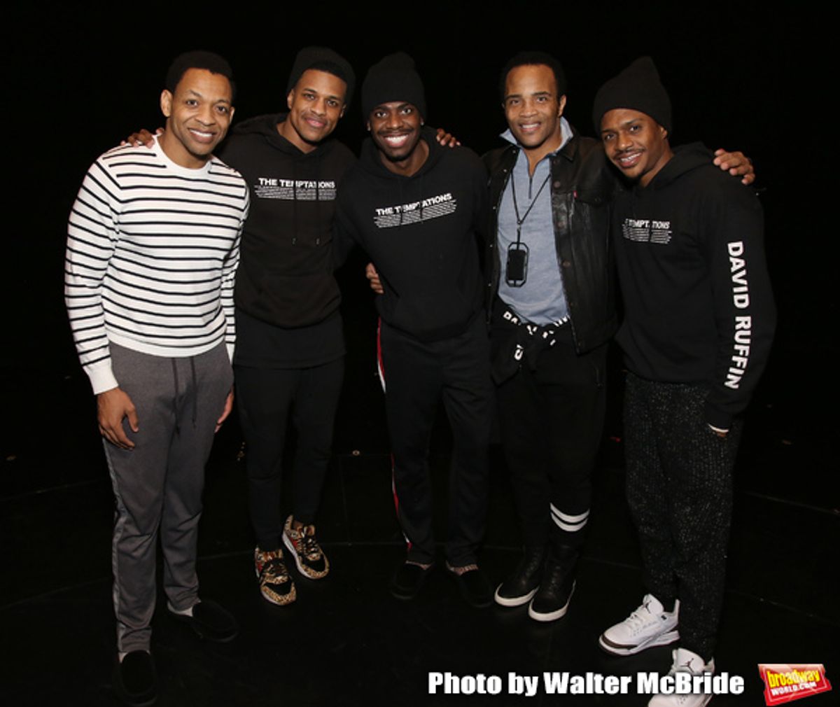 Derrick Baskin, Jeremy Pope, Jawan M. Jackson, James Harkness and Ephraim Sykes  at 