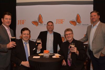 Anthony Kearns and David George with Michael J. Quinn, John McDermott and Matthew D E Photo