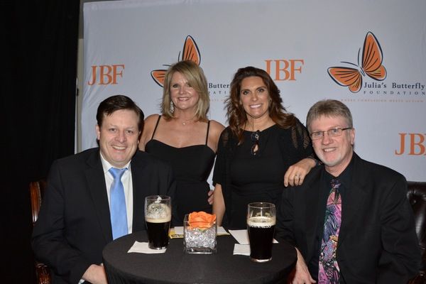 Anthony Kearns and David George with Ann DeKorte and Christine Callahan Photo