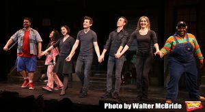 Nick Kohn, Grace Choi, Veronica J. Kuehn, Matt Dengler, Jason Jacoby, Jamie Glickman and Lacretta during "Avenue Q" Celebrates World Puppetry Day Curtain Call @ BroadwayWorld Nick Kohn, Grace Choi, Veronica J. Kuehn, Matt Dengler, Jason Jacoby, Jamie Glickman Photo