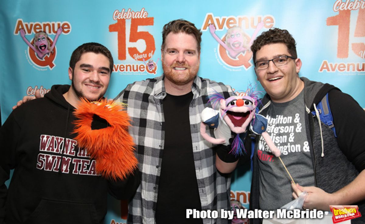 Nick Kohn with Avenue Q & Puppetry Fans  at 