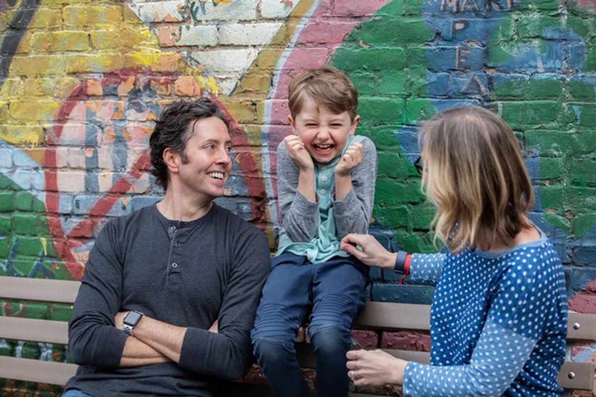 Greg, Connor, and Bridget Mills at 